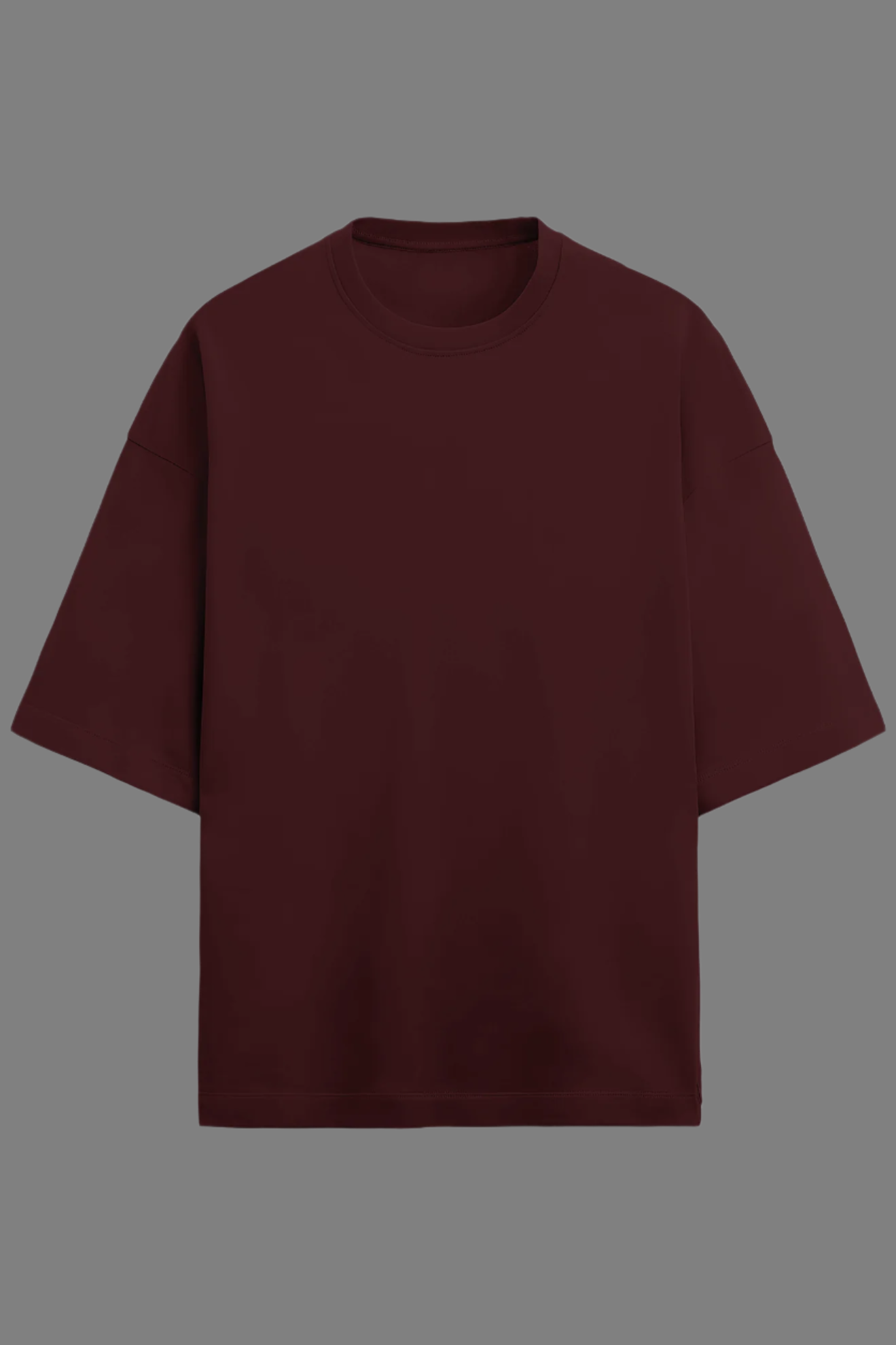 Oversized Cotton Minimal Solid Tshirts
