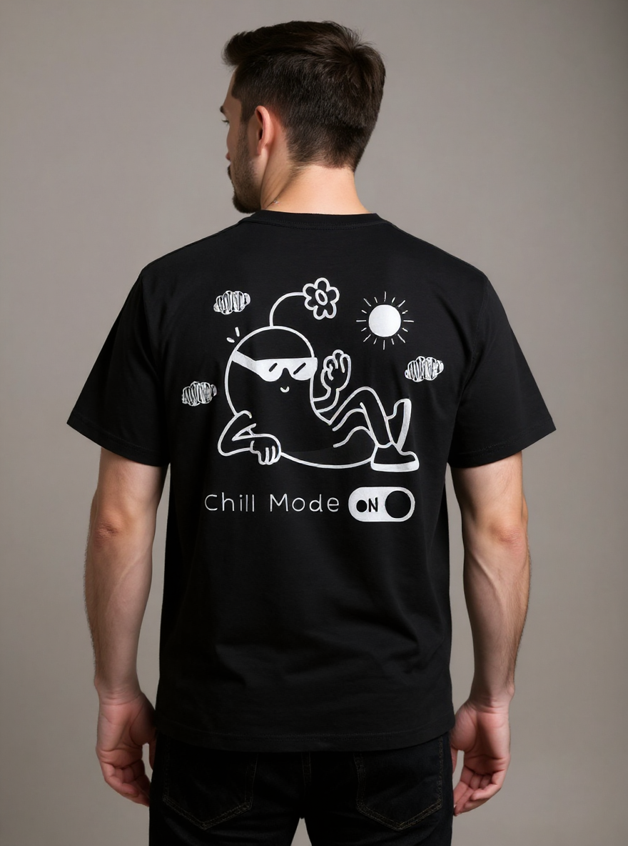 Classic Crew T-Shirt - Chill Mode ON